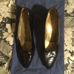 Vintage Yves Saint Laurent black heels